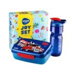 زجاجة-ولانش-بوكس أزرق