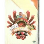 الاقصى سلك 80 ورقه مسطر A4