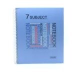 كشكول 7 مواد من ياسين 210 ورقة مقاس A4 وبالوان متنوعة