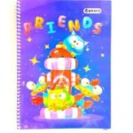 كشكول سلك من برافو 80 ورقة A4