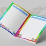 كشكول سمارت كورى مربعات 60 ورقة ملون