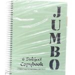 مفكرة ميني جامبو 6 فواصل من مينترا _ مسطرة 240 صفحة_ 210_297 مم_ اخضر