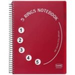 نوت بوك 5 رينجز من ياسين خليط 190 ورقة 0541