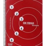 نوت بوك 6 رينجز من ياسين خليط 228 ورقة 210_297 مم 6 اقسام A4 60جم _ O542