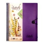 نوت بوك باترفلي من ياسين خليط 228 ورقة 210_297مم 6 اقسام A4 60جم _ O528